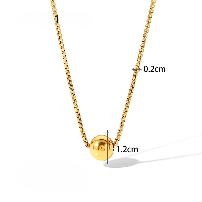 Gold Globe Necklace