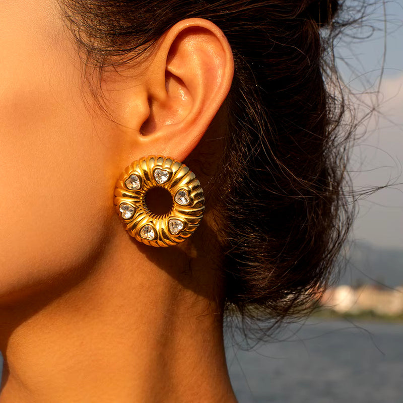 Donut Queen Earring