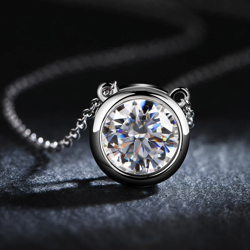 Bezel Pendant Necklace