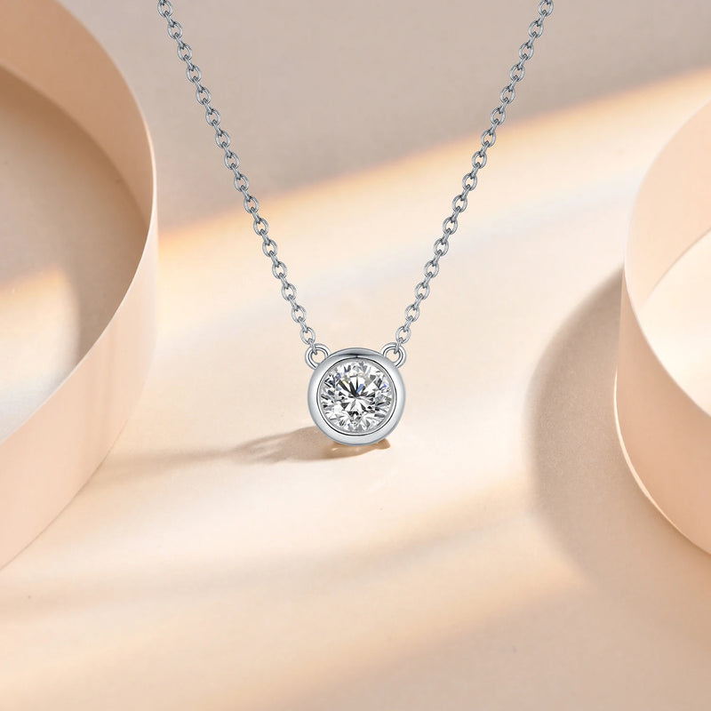 Bezel Pendant Necklace