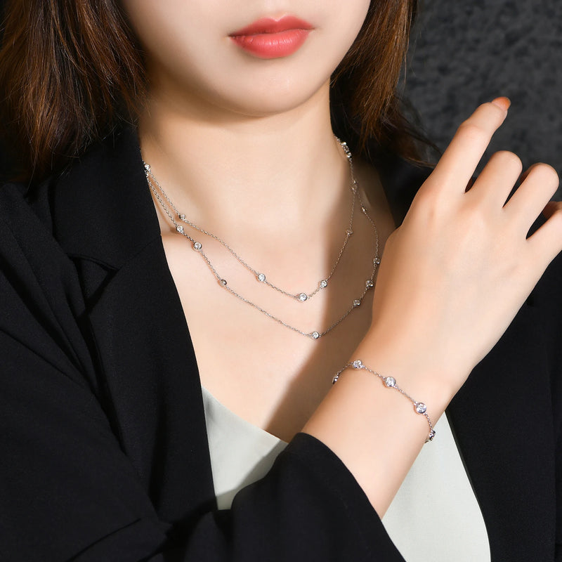 Barcelona Moissanite Necklace