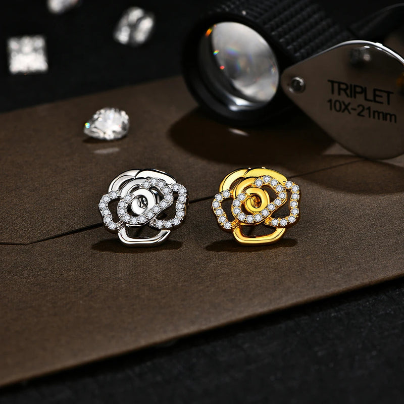 Brussels Bloom Moissanite Earring
