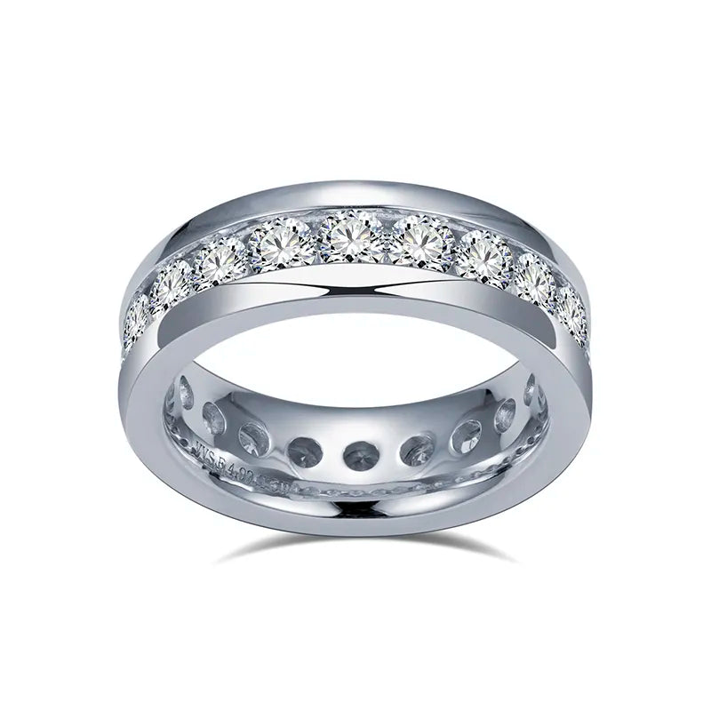 Channel Diamond Band Ring