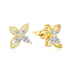 Capri Moissanite Stud Earring