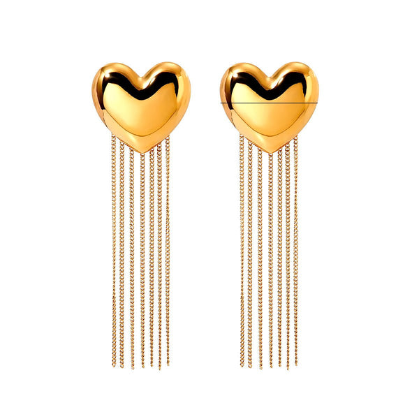 Heart on Fire Earring