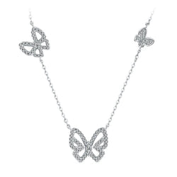 Burges Butterfly Moissanite Necklace