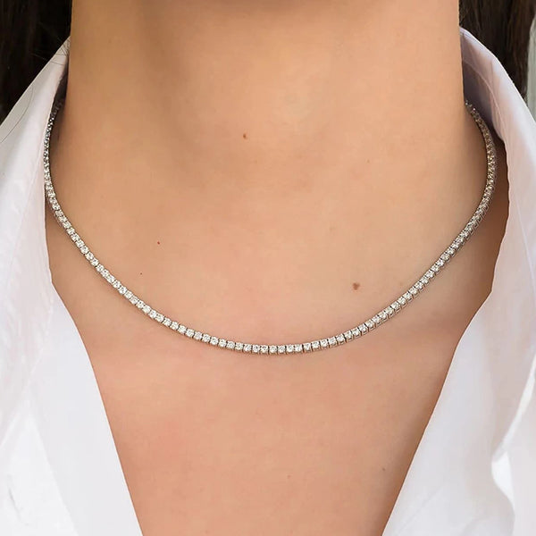 Shoreditch Moissanite Tennis Necklace