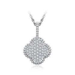 Catalana Clover Moissanite Necklace