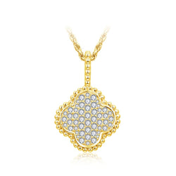 Catalana Clover Moissanite Necklace