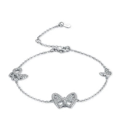 Butterfly Moissanite Bracelet