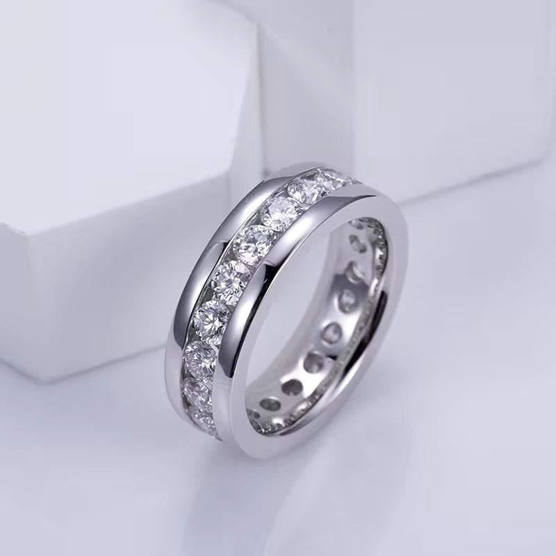 Channel Diamond Band Ring