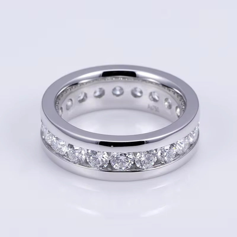 Channel Diamond Band Ring