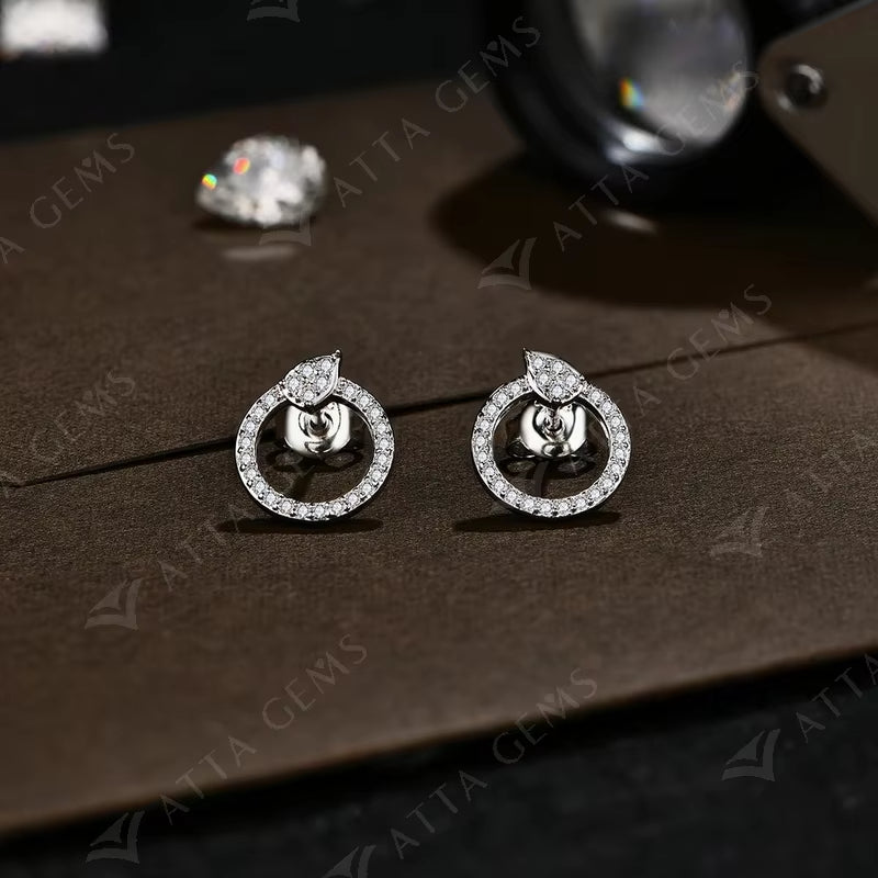 Pula Moissanite Earring