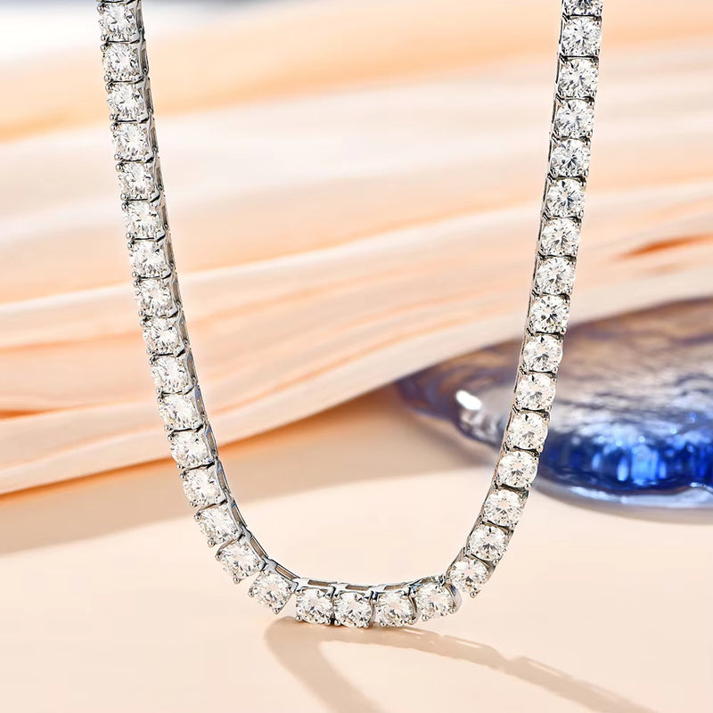 Wimbledon Classic Moissanite Tennis Necklace