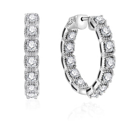 Chiswick Moissanite Hoop Earring