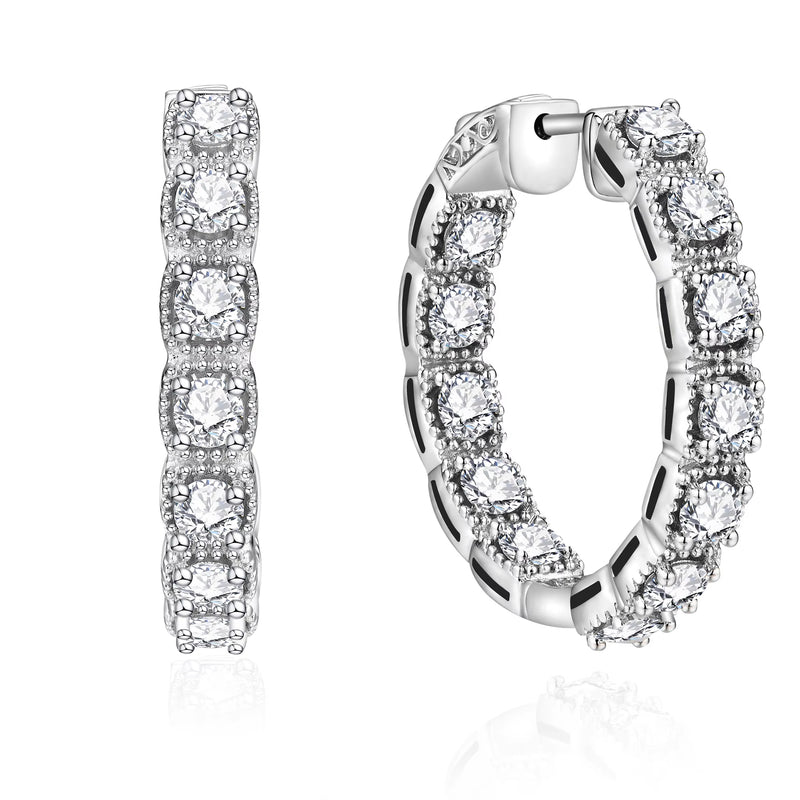 Chiswick Moissanite Hoop Earring