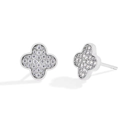 Clover Moissanite Earrings