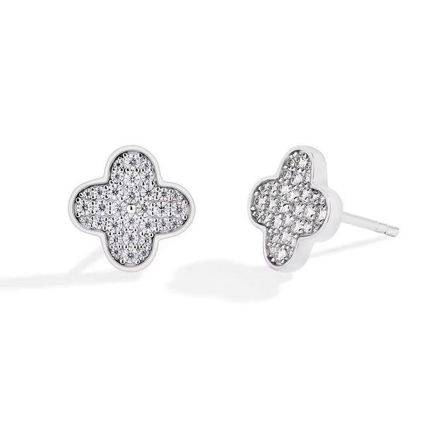 Clover Moissanite Earrings