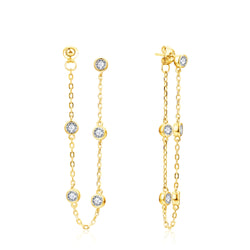 Geneva Moissanite Earring