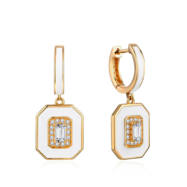 Marlow Moissanite Earring- Solid Gold